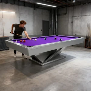 Easy to Install Solid Wood Slate Billiard Table 8ft Custom Modern Luxury Multi-Function Pool Table With Dining Top/Ping Pong Top