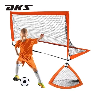 Easy to Operate Pop Up Beach Foldable Soccer Goal Post Folding Portable Football Soccer Goals