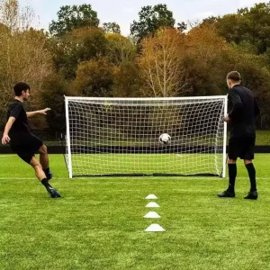 Easy to Operate Portable Foldable Soccer Goal Post Pop up Football Goal for Sports Entertainment Tra