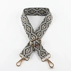 Eco Friendly 100% Polyester Jacquard Webbing For Handbag Straps