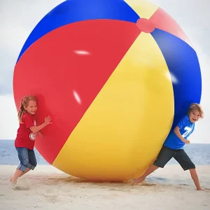 Eco Friendly Pvc Inflatable Beach Balls Giant Beach Ball 100Cm 150Cm 200Cm Inflatable Big Beach Ball