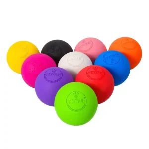 Eco Friendly Silicone Lacrosse Ball Single Gym Rubber Massage Ball