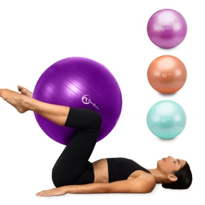 Elastic Eco friendly PVC Regular Yoga Balls for Balance Training