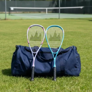 Elite Series Carbon Fiber Lightweight Squash Racket Monofilament String High Tension for Precision and Spin