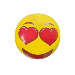 Emotion Fun Eco-friendly PVC Inflatable 12 Inch Beach Ball CE EN71 ASTM Certified Customized Color Funny Face Sports