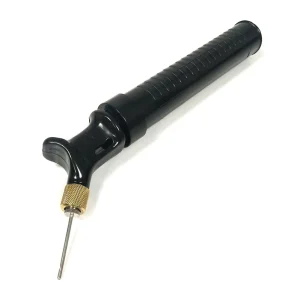 Ergonomic Dual Action Ball Pump Durable Air Inflation Pump with Needle for Sports Balls