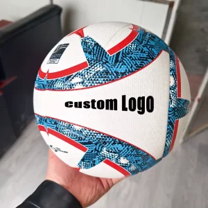 Euro Soccer Ball Customizable Printed Logo Professional Players’ Sports Regular Size 5 Training Thermal Bonded PU Material