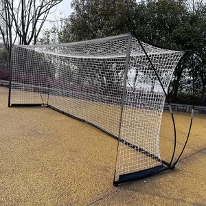 European Stock 13x5ft Portable Soccer Goal Steel Tube Durable Net Carrying Bag for Soccer Training