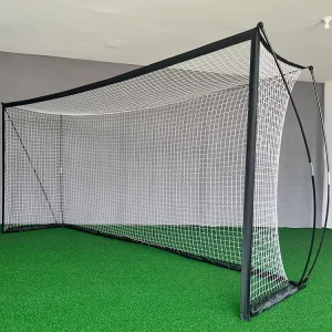 European Stock Dropshipping 12x6ft Portable Soccer Goal Steel Tube Durable Net Carrying Bag for Soccer Training
