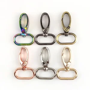 F4 3 25mm Bag Accessories Alloy Hook Snap Buckle Swivel Rotatable Clasp Hook Buckles for Handbag Connection Hardware