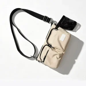 Factory Custom Classic Summer Autumn Travel Nylon Sling Crossbody Bag Zipper Closure Camera Shoulder Lady Unisex Portable