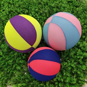 Factory Custom Colorful PVC Print Logo High Bounce 32″ Inflatable Plastic Beach Ball