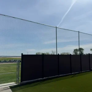 Factory Custom HDPE Black Field Fence Netting Court Dividing Net Knitted Sports Net Cutting OEM