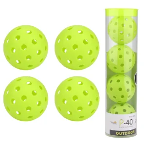 Factory Custom Logo Packing 3 6 12pcs Pack Sports Outdoor USAPA Approved Official US Open 40 Holes Pickleball Balls