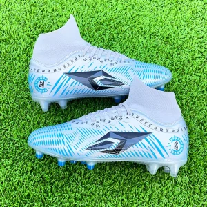 Factory Custom Summer Soccer Cleats High Ankle FG EVA Midsole PVC Outsole Unisex