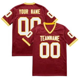 Factory Customized Logo Number Team Name Football Jersey Free Design Sportswear Professional American Football Short