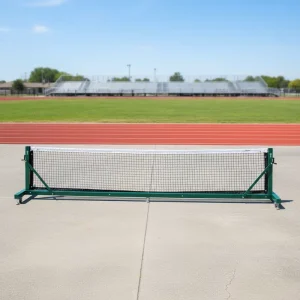Factory Customized Professional Heavy Duty Adjustable Durable Outdoor Training Children Pickleball Net Pole Wheels