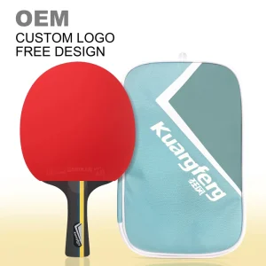 Factory Customized Professional Ping Pong Racket Set 4 Star Black Surface Table Tennis Racket Temporary Custom Color Options