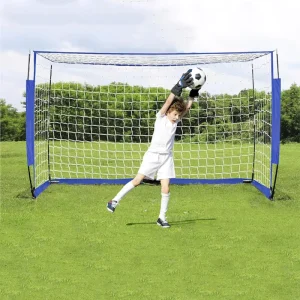 Factory Direct 300x200cm Steel Polyester Glassfiber Foldable Soccer Football Goal for Training Equipment