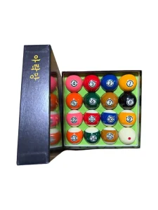 Factory Direct 3A Korean Style Black Diamond Pool Balls Set for American Pool Standard Size