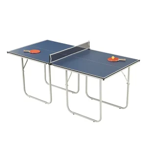 Factory Direct 6ft Indoor Folding Mini Midsize Ping Pong Tables Table Tennis Table for Kids