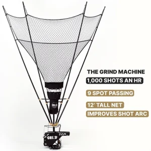 Factory Direct Adjustable Foldable Portable Easy Setup Basketball Shooting Machine for Indoor Outdoor