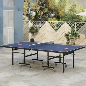 Factory Direct Eco-Friendly Durable Foldable Ping Pong Table Anti-wobble Structure Indoor/Outdoor Use Color Customizable