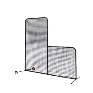 Factory Direct L Shaped Baseball Training Equipment Outdoor Blocking Exercise Fence Anti Ball Hiding Features PE Polyester Net