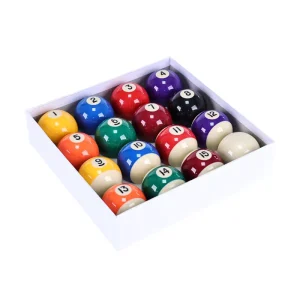 Factory Direct Large Standard Resin American Black Pool Balls 16 Color 57.2mm
