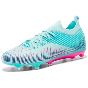 Factory Direct Men Professional Soccer Boots Durable Wearable Outdoor Athletic Football Shoes