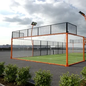 Factory Direct Panoramic Padel Court OEM ODM Service Cancha De Padel Paddle Tennis Court with Artificial Grass