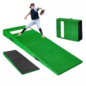 Factory Direct Portable Durable EVA Green Red Baseball and Softball Pitching Mound