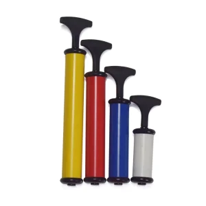 Factory Direct Quality Plastic Ball Pump for Volleyball Basketball Soccer Balls Air Inflator Pump with 1 Needle