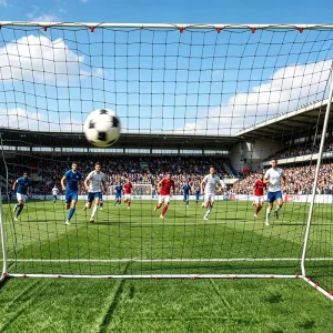 Factory Direct Quick Setup Portable Soccer Goal All Weather Football Net With Sturdy Frame For Stadium Club Use