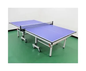 Factory Direct Sale Indoor Folding Entertainment Exercise 18mm Pingpong Table Professional Table Tennis Table with Wheels