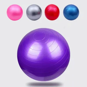 Factory Direct Sales Round Yoga Ball Thickened Burst Proof PVC 55 65 75 85 Cm Eco Friendly Dance Fitness Air Pump