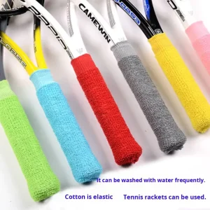 Factory Direct Sales Thickened Anti Slip Sweat Absorbing Tennis Badminton Racket Handle Cover Breathable Sweat Absorbing