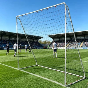 Factory Direct Steel Soccer Goal Rust Resistant Football Goal with Quick Setup