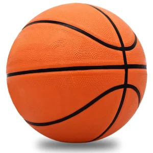 Factory Direct Supply Customizable Size 3-7 Rubber Basketball for Kids & Adults Training Available Sizes 4 5 6
