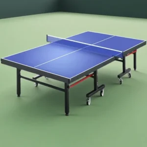 Factory Direct Table Tennis Table with Foldable and Movable Wheels Full Size Competitive Prices Pingpong Table