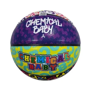 Factory Directly Custom Basketball All Printed Digital Printing Art Basketball Standard 29.5 Butyl Bladder Durable 620g