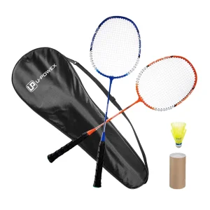 Factory Directly Sale Badminton Set Alloy Steel Badminton Rackets Set for Beginners