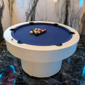 Factory Directly Sale Price of Popular Full Size Special Round Design Indoor 8 Ball Billard Pool Billiards Table