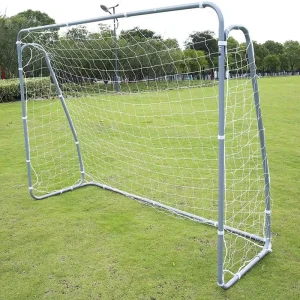 Factory Eco-friendly Portable Metal Soccer Training Goal Post with Shooting Targets Customized Color