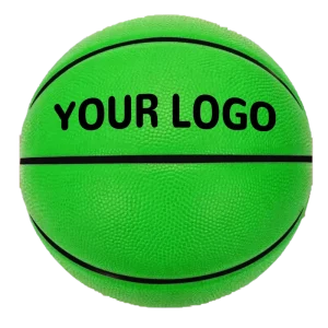 Factory Green PU Basketball 6 5 6 7 Indoor Outdoor Training Recreational Sports Customizable Logo Flexible Durable