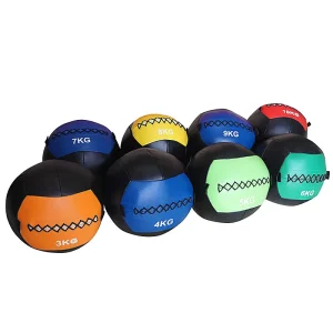Factory Gym Fitness Custom Logo Weight Lifting Training Soft Medicine Wall Ball