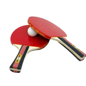 Factory High Quality New Professional Table Tennis Racket with Three Balls Customized Logo