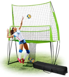 Factory Improve Serve Volleyball Training Net Adjustable Heights Practice Equipment Net Return Ball Volleyball Net