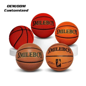 Factory Manufacturer Custom Size 3 4 5 6 7 Outdoor Printed Logo Microfiber Leather Official Game Basketball Ball