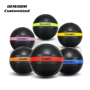 Factory Manufacturer Custom Size 3 4 5 6 7 Outdoor Training Printed Logo Moisture Absorbing Leather Basketball Ball